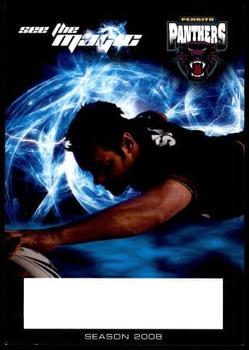 2008 Penrith Panthers Feel The Power,See The Magic #NNO Luke Rooney Front